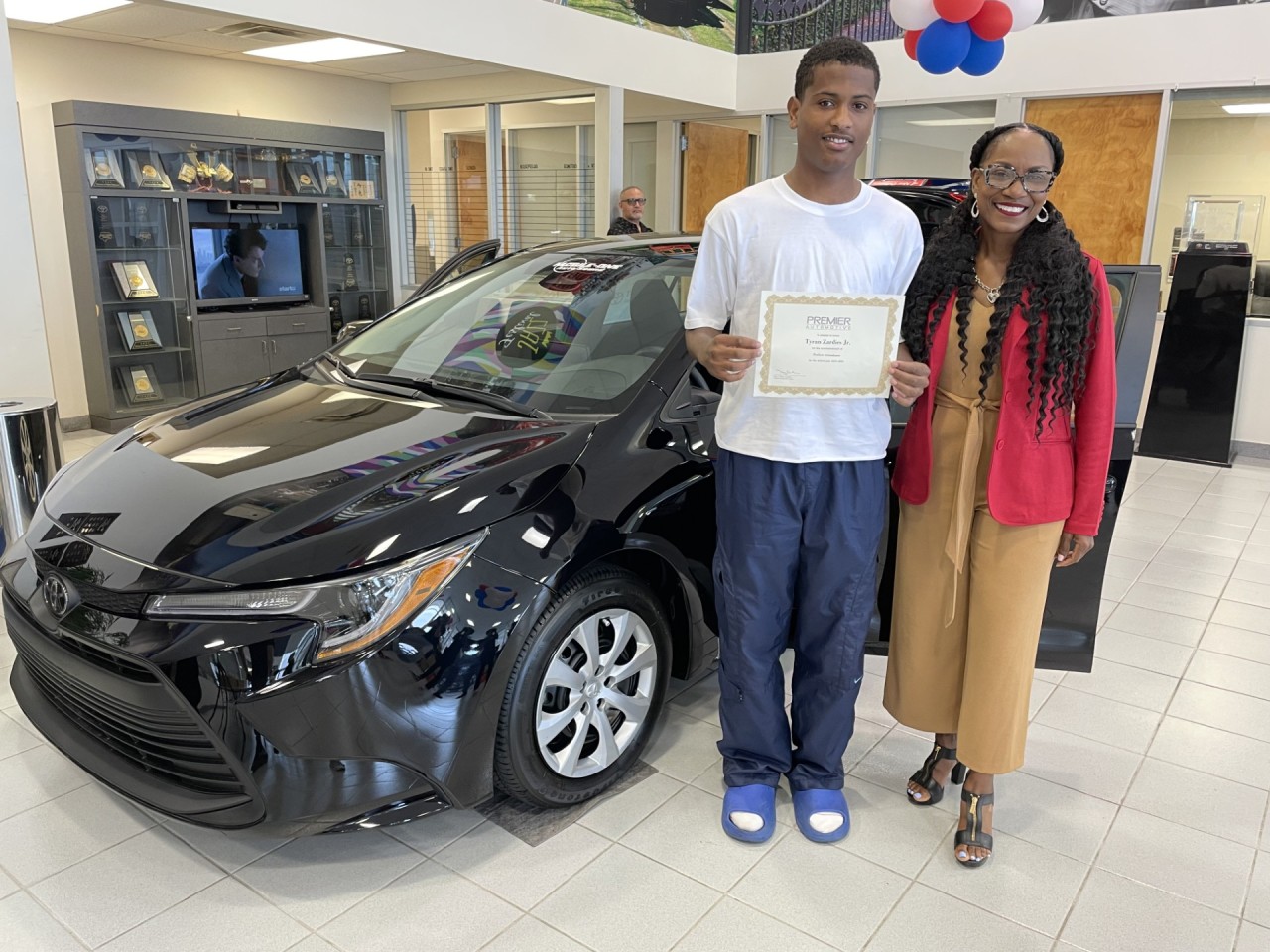 NOLAPS Graduate with Perfect Attendance Wins New 2024 Toyota Corolla